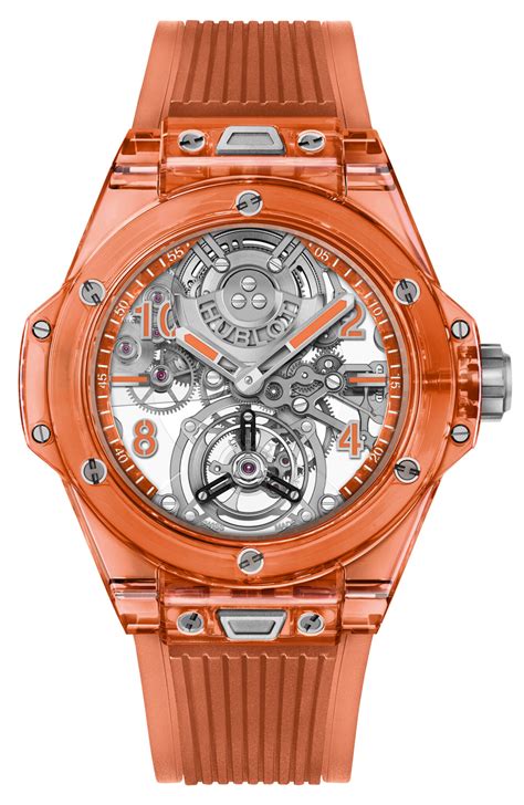 hublot orange watch|hublot watches original price.